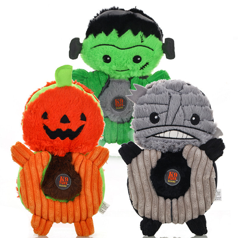 Pet Dog Toys Halloween-Witch Devil Pumpkin Pet Training Squeak Toys