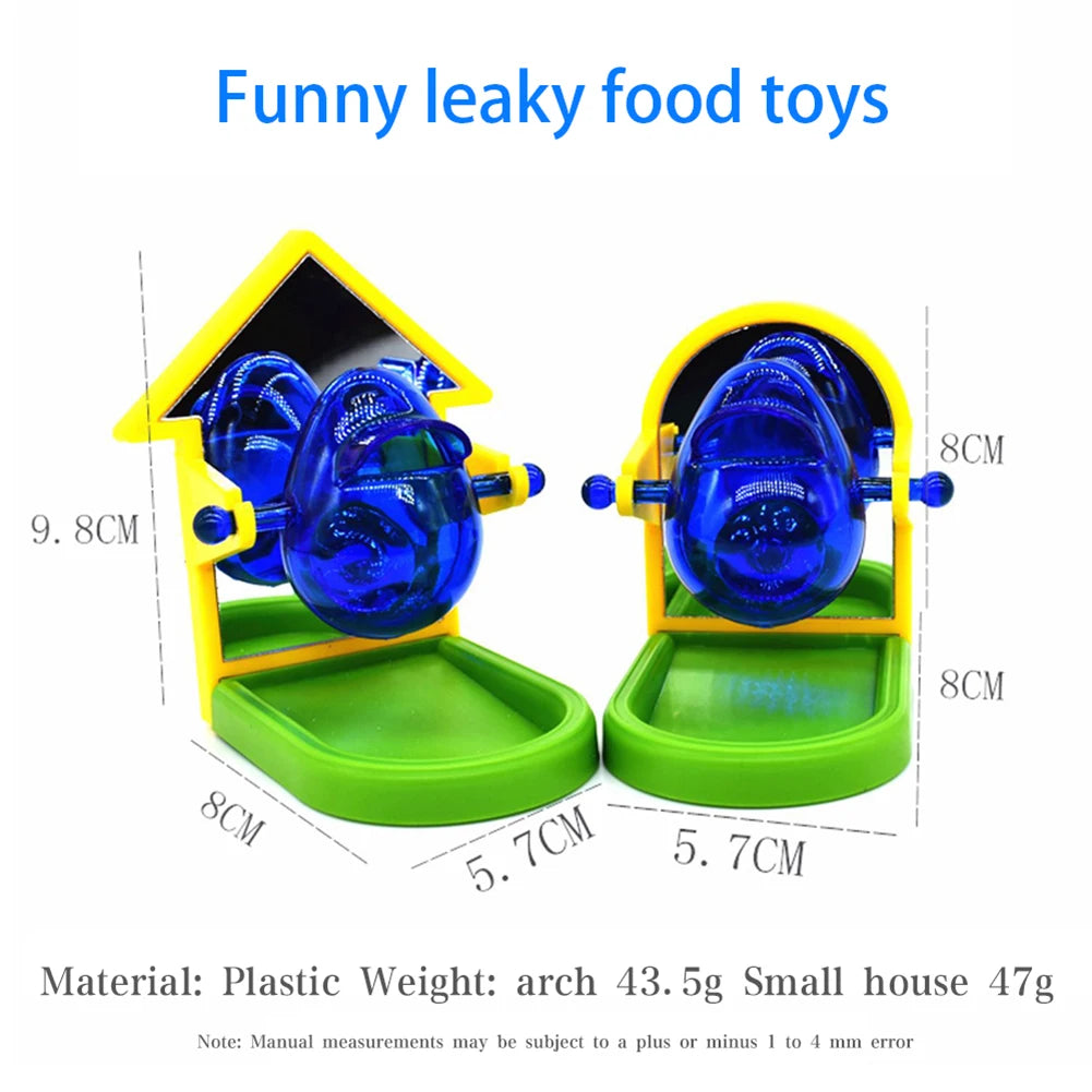 Engaging ABS Bird Toys for Foraging Fun & Intelligence Development - Perfect for Training and Treat Dispensers!