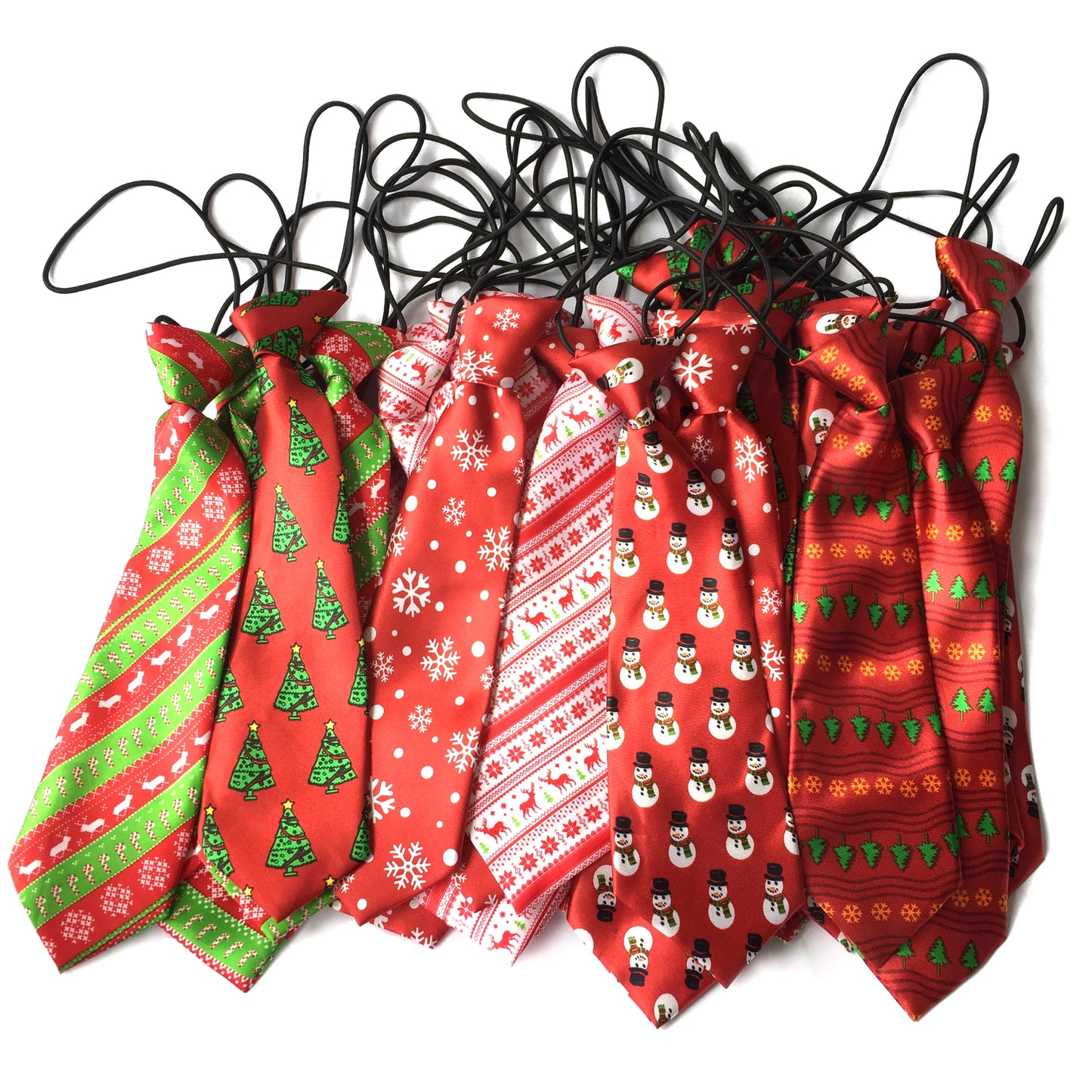 30Pc/Lot Christmas Holiday Large Dog Neckties for Big Pet Dogs Ties Supplies Neckties Dog Grooming Supplies Y101801